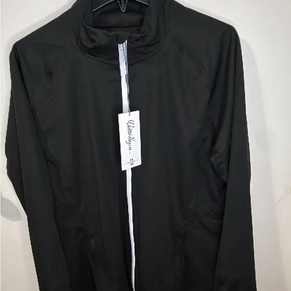 WALTER HAGEN Black Full-Zip Jacket